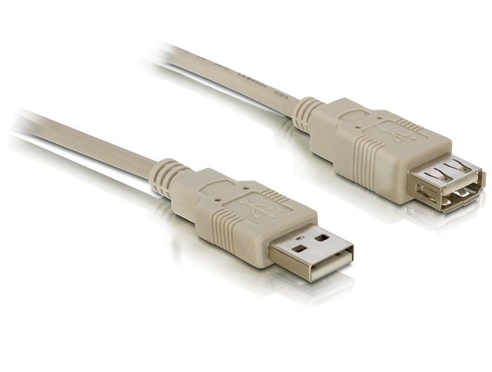 Delock 82240 USB 2.0 A/A 3m hosszabbító kábel