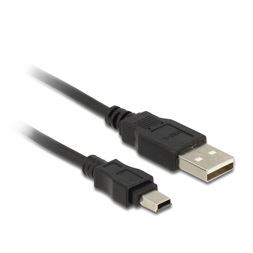 Delock 82311 3m USB 2.0 A apa - mini B 5-pin apa kábel