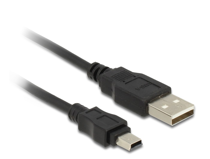 Delock 82311 3m USB 2.0 A apa - mini B 5-pin apa kábel