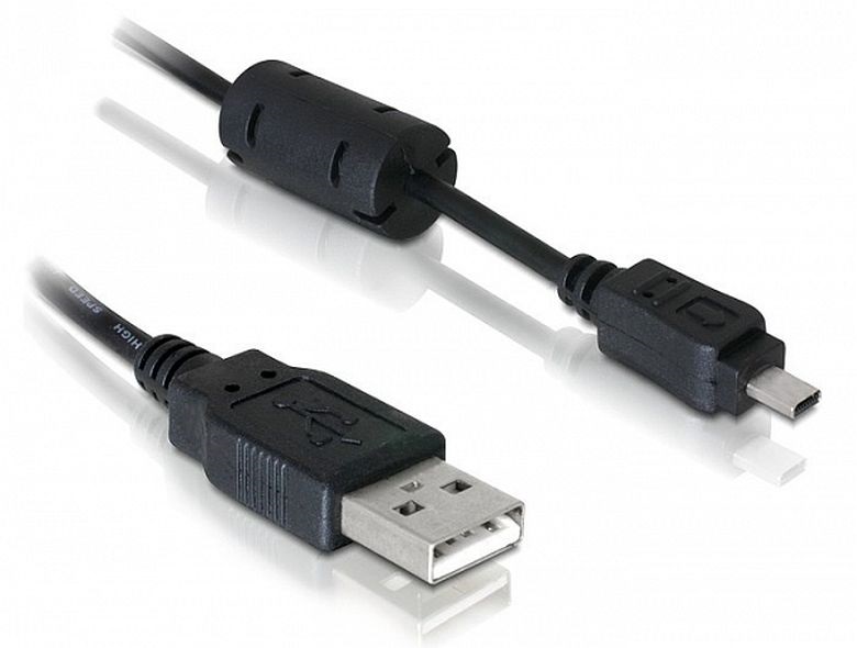 Delock 82414 1,83m Casio 8-tűs UC-E6 USB kamera kábel