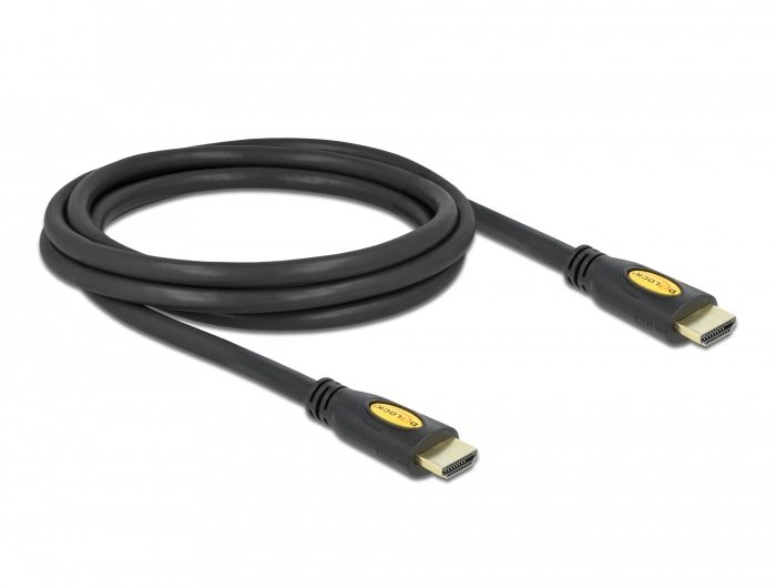 Delock 82583 High Speed HDMI Ethernet - HDMI-A apa > HDMI-A apa 4K 2m kábel