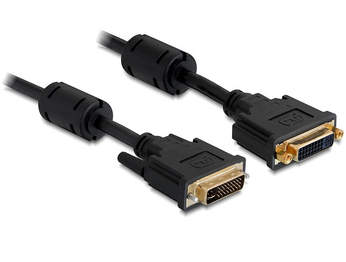 Delock 83108 3m DVI 24+5 apa - anya hosszabbító kábel