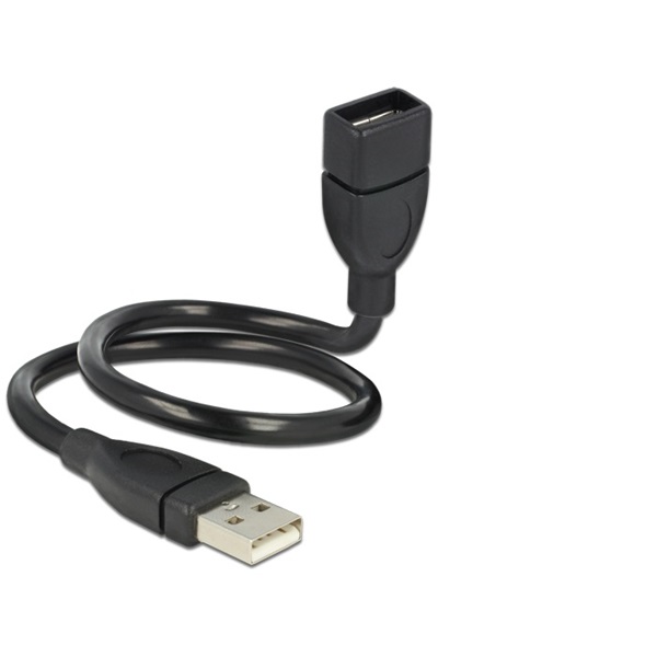 Delock 83498 ShapeCable 0,35m USB 2.0 A apa-anya kábel