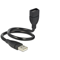 Delock 83498 ShapeCable 0,35m USB 2.0 A apa-anya kábel
