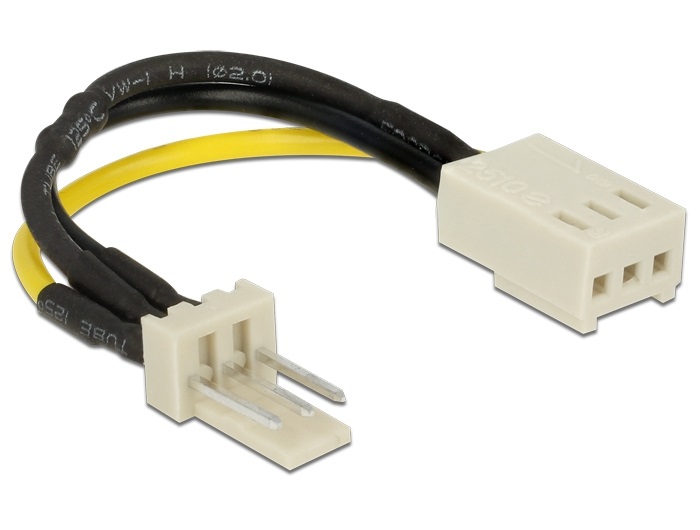 Delock 83656 3 pin apa > 3 pin anya 8cm ventilátor kábel