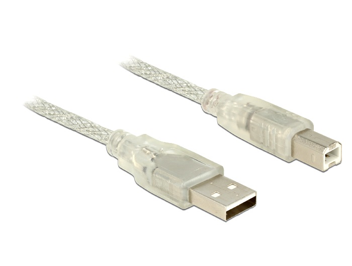 Delock 83894 2m USB 2.0 A/USB 2.0 B kábel