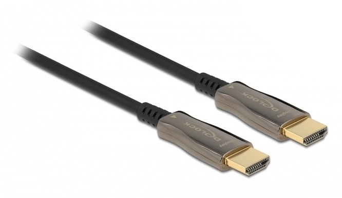 Delock 84034 aktív optikai HDMI apa > apa 8K 60Hz 10m összekötő kábel