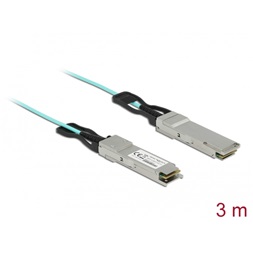 Delock 84042 3m QSFP+ aktív optikai kábel