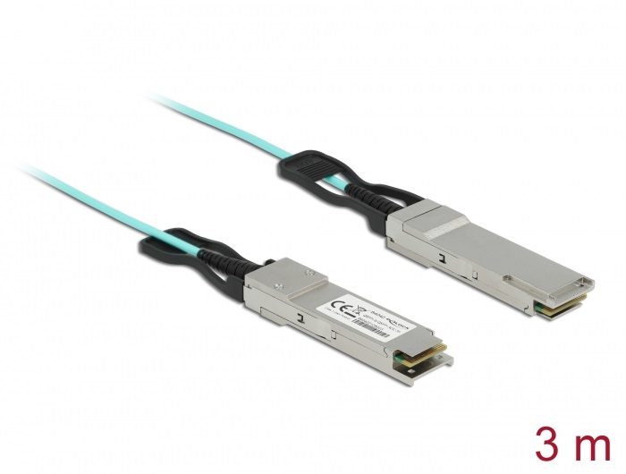Delock 84042 3m QSFP+ aktív optikai kábel