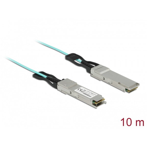 Delock 84054 10m QSFP+ aktív optikai kábel