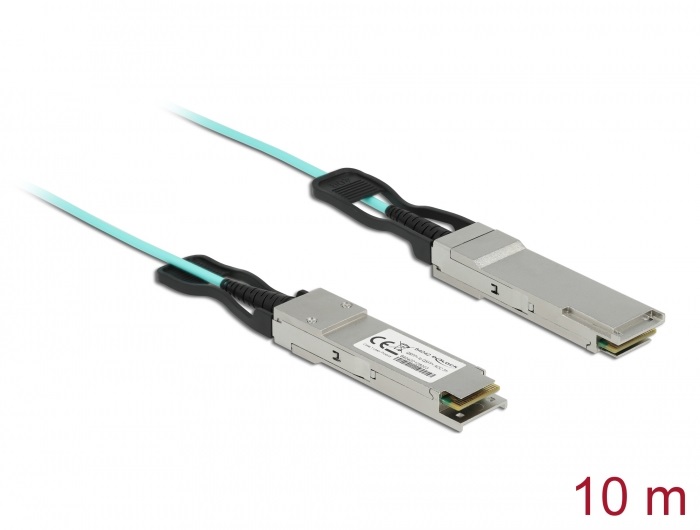 Delock 84054 10m QSFP+ aktív optikai kábel