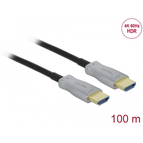 Delock 84137 100m HDMI 4K 60Hz aktív optikai kábel