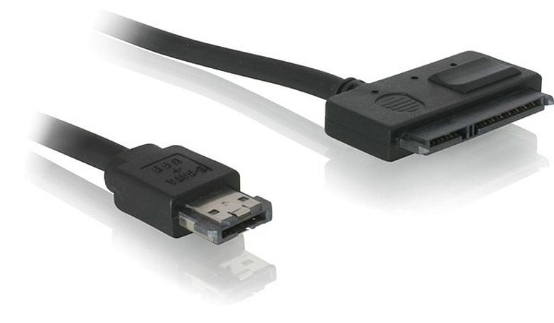 Delock 84396 Power Over 0,5m eSATA 22 tűs SATA átalakító kábel