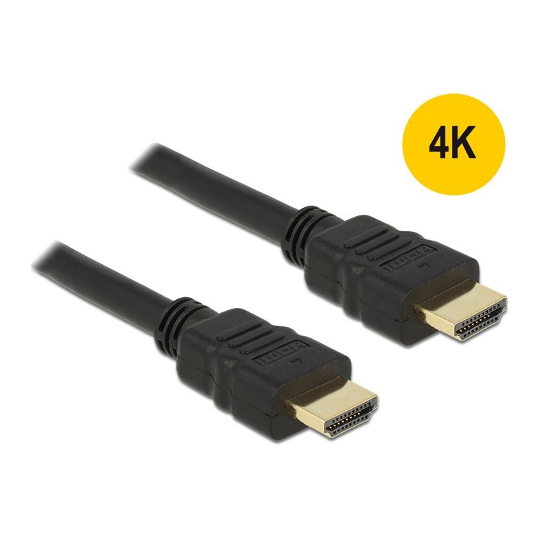 Delock 84751 0,5 méter High Speed 4K HDMI kábel Ethernettel