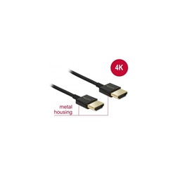Delock 84773 Premium 2 méter High Speed 4K vékony HDMI kábel Ethernettel