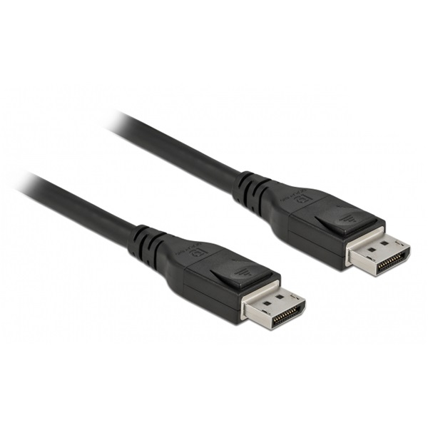 Delock 85502 aktív DisplayPort apa > apa 8K 60Hz 10m összekötő kábel