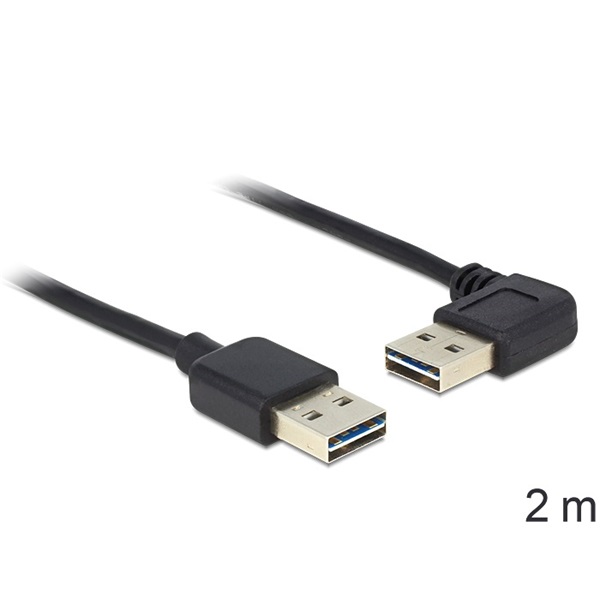 Delock 85557 2m Easy USB 2.0 A - Easy USB 2.0 A kábel