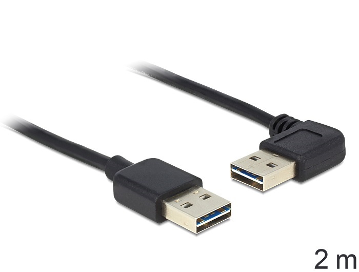 Delock 85557 2m Easy USB 2.0 A - Easy USB 2.0 A kábel