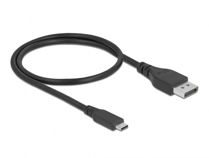 Delock 86037 50cm USB-C - DisplayPort 8K 60Hz kétirányú kábel