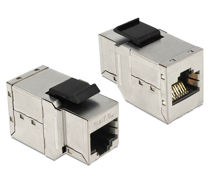 Delock 86166 RJ45 anya > RJ45 anya Cat.6 Keystone modul adapter
