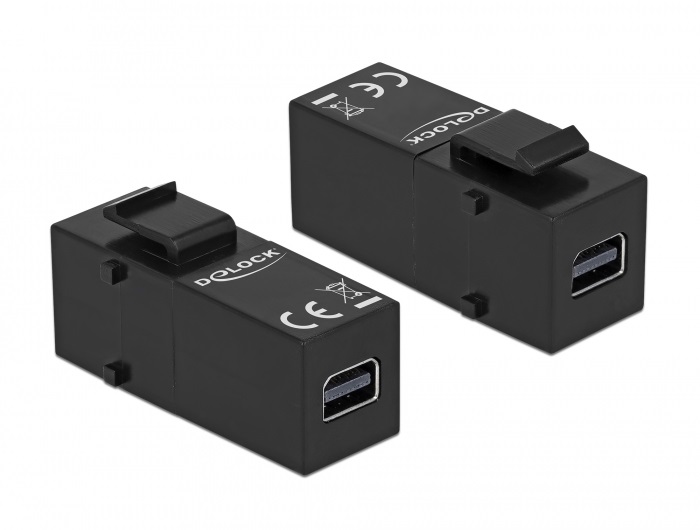 Delock 86377 mini DisplayPort anya > mini DisplayPort anya Keystone modul