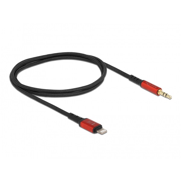Delock 86586 50cm 8 tűs Lightning apa - 3,5mm jack apa kábel