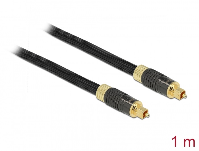 Delock 86592 1m sztenderd TOSLINK apa - apa kábel