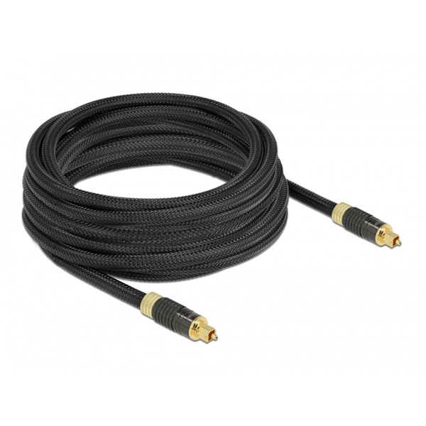 Delock 86595 5m sztenderd TOSLINK apa - apa kábel