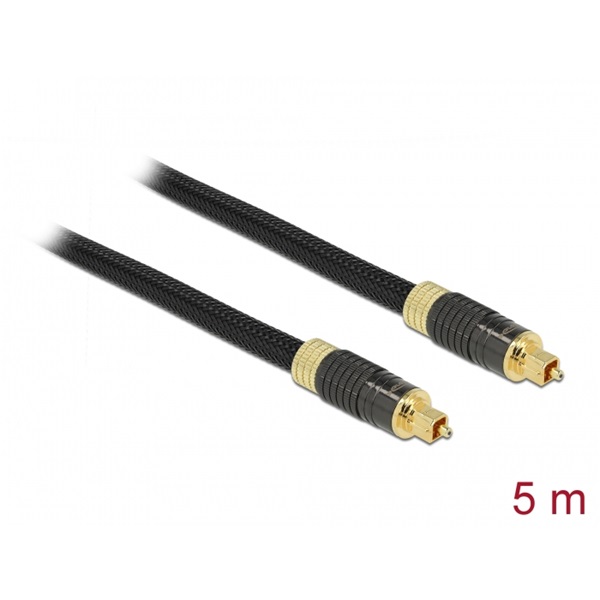 Delock 86595 5m sztenderd TOSLINK apa - apa kábel