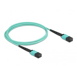 Delock 86957 2m polarity B Multi-mode OM4 MPO anya - MPO anya 12 szál 50/125µm optikai szálkábel