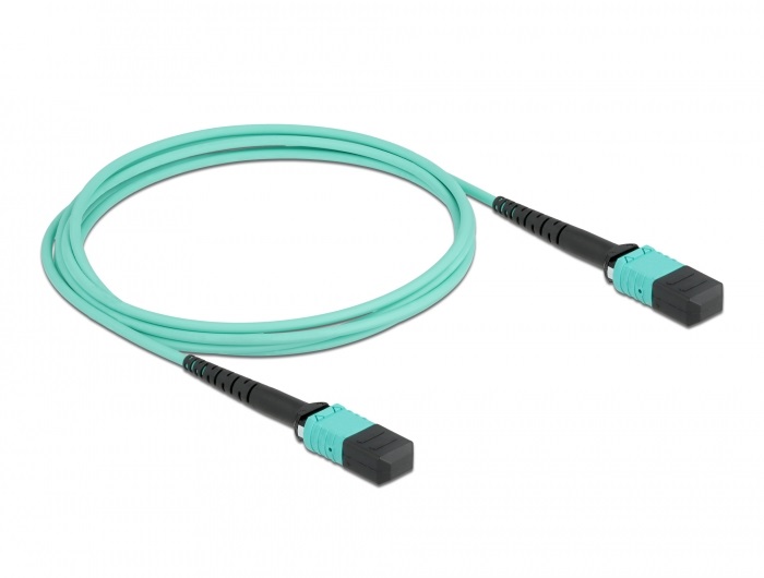 Delock 86957 2m polarity B Multi-mode OM4 MPO anya - MPO anya 12 szál 50/125µm optikai szálkábel