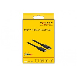 Delock 86979 80cm USB4 40Gbps koaxiális kábel
