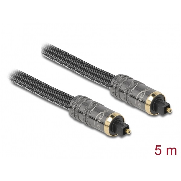 Delock 86986 5m sztenderd TOSLINK apa - apa kábel