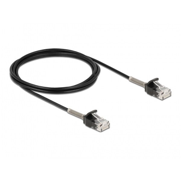 Delock 87018 2m Cat6A RJ45 apa - RJ45 apa görbítés védelemmel ellátott kábel
