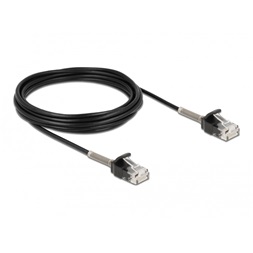Delock 87021 5m Cat6A RJ45 apa - RJ45 apa görbítés védelemmel ellátott kábel