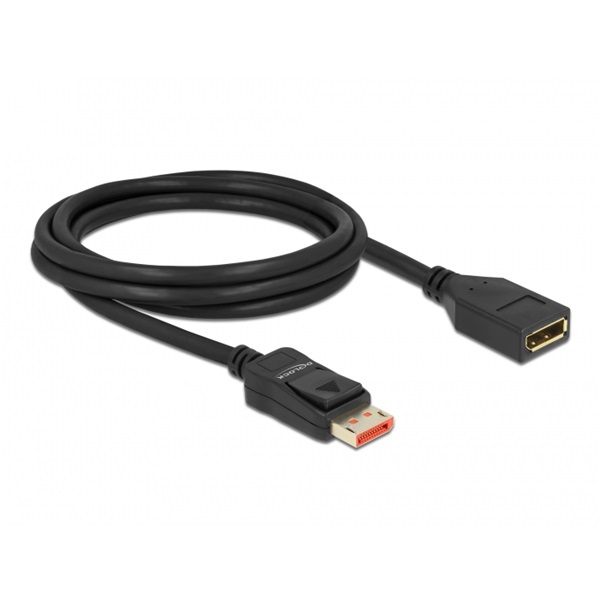 Delock 87071 2m DisplayPort 8K 60Hz anya - apa hosszabbító kábel
