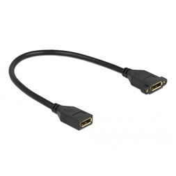 Delock 87099 30cm DisplayPort 1.2 4K 60Hz anya - rögzíthető anya kábel