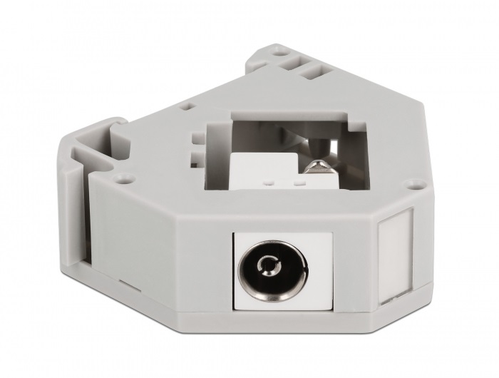 Delock 87159 Keystone IEC antenna anya kapocstest DIN sínre szerelhető adapter
