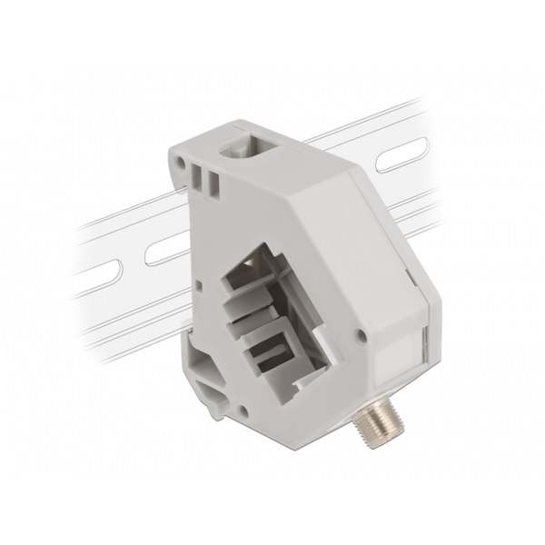 Delock 87160 Keystone F antenna anya - anya DIN sínre szerelhető adapter