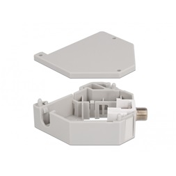 Delock 87160 Keystone F antenna anya - anya DIN sínre szerelhető adapter