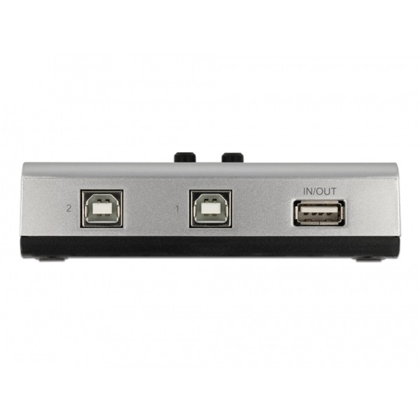Delock 87761 2xUSB-B anya - 1xUSB-A 2.0 anya manuális kétirányú switch
