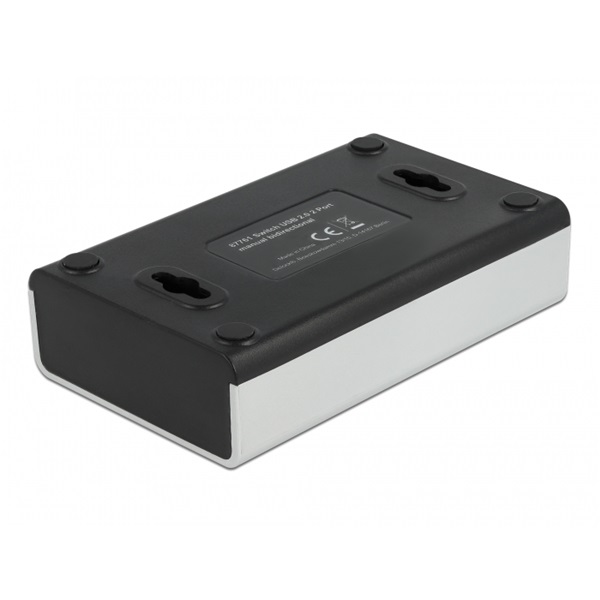 Delock 87761 2xUSB-B anya - 1xUSB-A 2.0 anya manuális kétirányú switch