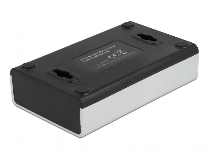 Delock 87761 2xUSB-B anya - 1xUSB-A 2.0 anya manuális kétirányú switch