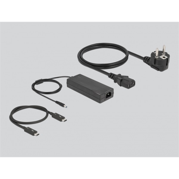 Delock 87777 Thunderbolt3 8K - Dual DisplayPort/USB3.2/LAN/SD/Jack/PD 3.0 dokkoló állomás