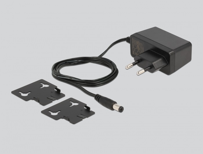 Delock 87781 5 port 2,5Gbps Gigabit Ethernet asztali switch