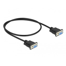 Delock 87788 50cm RS-232 D-Sub 9 anya - anya CTS/RTS auto soros kábel