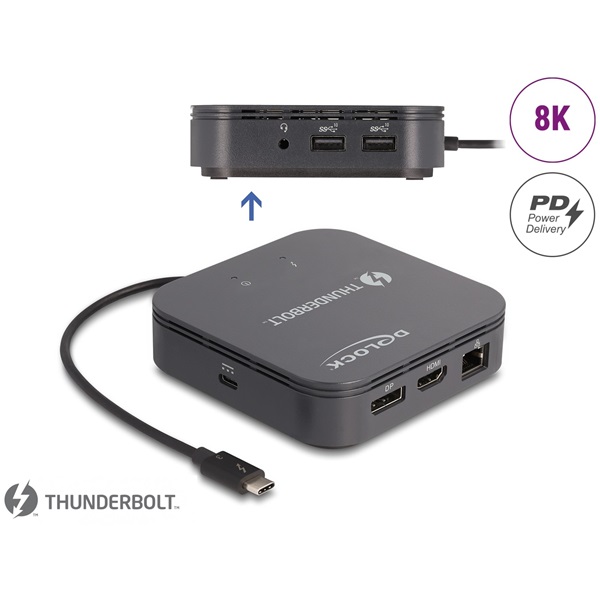 Delock 87789 Thunderbolt 3 mini dokkoló állomás