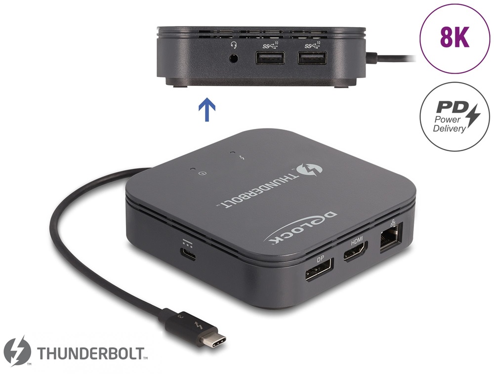 Delock 87789 Thunderbolt 3 mini dokkoló állomás