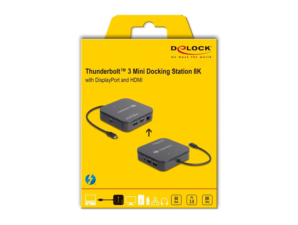Delock 87789 Thunderbolt 3 mini dokkoló állomás