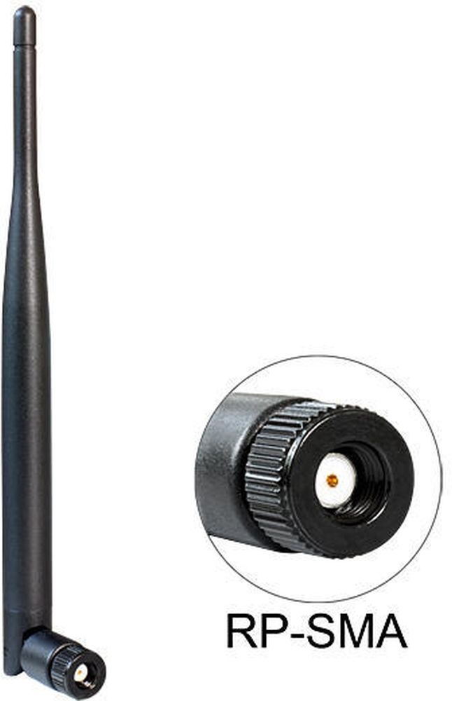 Delock 88393 4-5 dBi RP-SMA WLAN antenna
